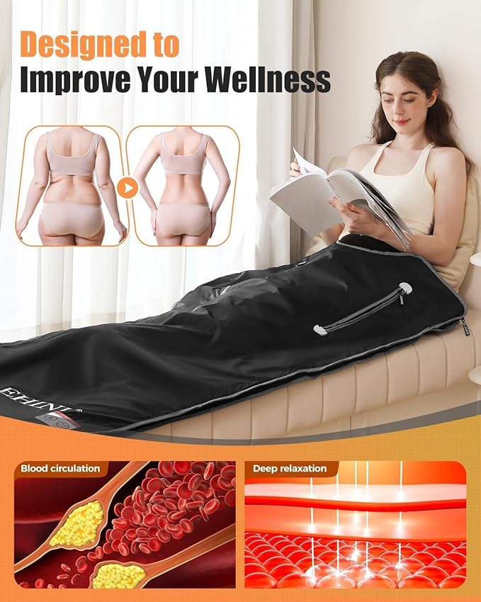 Infrared Sauna Blanket for Weight Loss and Detox